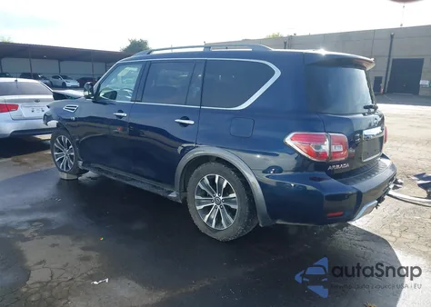 2018 Nissan Armada Sv из США, поврежденный, VIN JN8AY2ND8J9050991